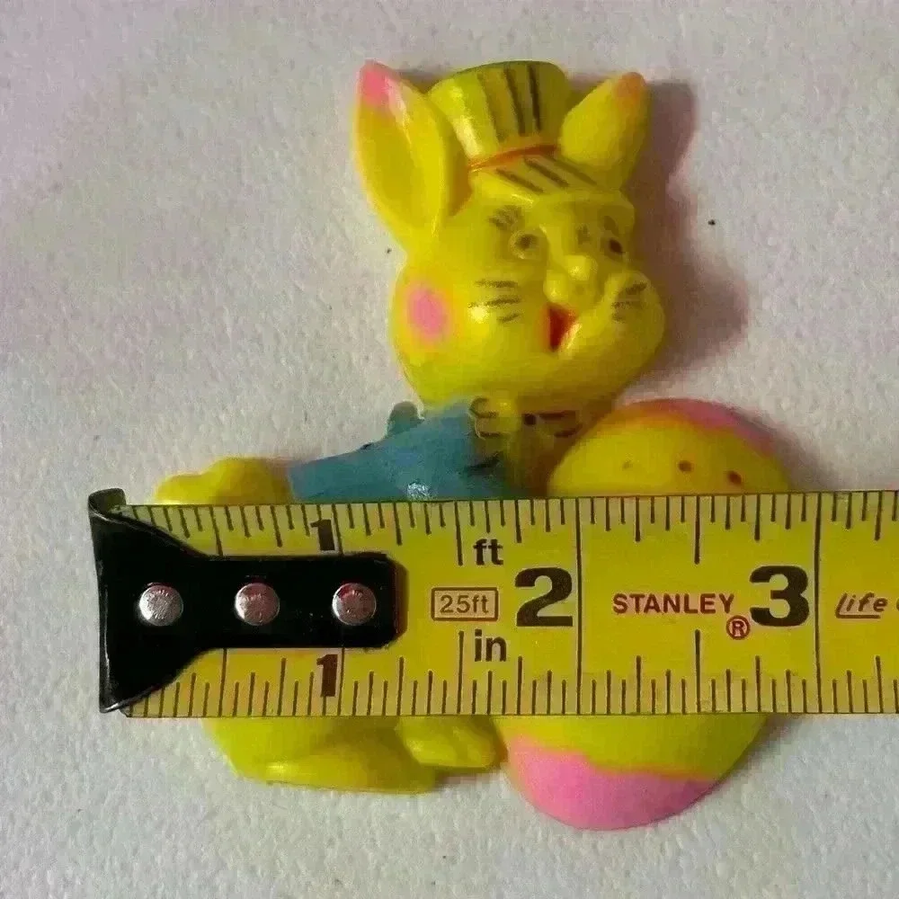 Vintage Cake Toppers Easter Bunny and Christmas Set of 3